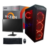 Pc Gamer Ryzen 5 Radeon 16gb Ssd 250gb Monitor 22 