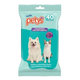 Familia Paños Humedos Antibacterial Petys X40 Con Clorhexidi