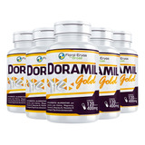 5 Doramil Gold 600 Caps Cálcio Magnésio Colágeno 2 Vit K2 D3