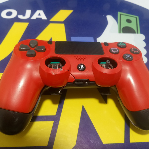 Defeito Sucata Controle Joystick  Sony Playstation Magma Red