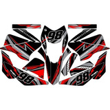 Stickers, Calca, Vinil, Para Moto Dm200 2023 Lima Mod-50