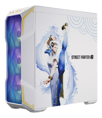 Gabinete Cooler Master Masterbox Td500 Mesh V2 Chun-li Wh Color Blanco