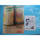 Propaganda Vintage (kit De 2). Skol Beer. Brahma Chopp Em Sp