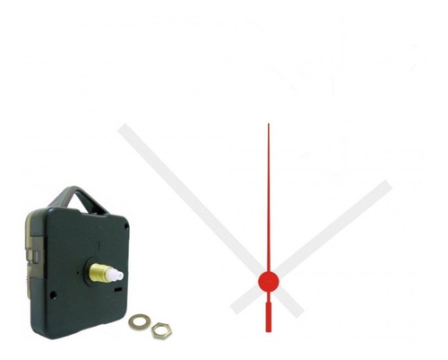 Máquina Relógio Parede Quartz Silenciosa Tic Tac C/ Ponteiro