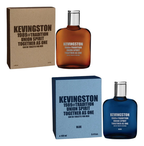 Combo Perfumes Kevingston 1989 + Kevingston 1988 Blue 100 Ml