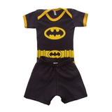 Roupa  Bebe Menino Bebe Vigadores Morcego Bebe Batmam