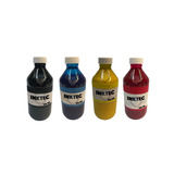 Kit 4 Tintas Generica Pigmentada Para Hp Y Canon 250 Ml. C/u