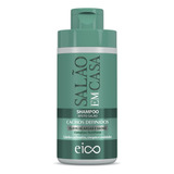 Eico Tratamento Hidratação Capilar Nutre Shampoo Fortificante Sem Sal Salão Em Casa Cachos Definidos 450ml Óleos Argan Vegano Cacheados Crespos E Ondulados