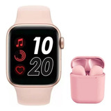 Reloj Inteligente Smartwatch T500 + Audífonos Inalámbricos 