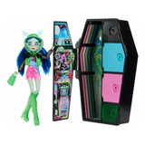 Monster High Muñeca Skulltimates Secrets Sustos Neón Ghoulia Para Niñas De 4 Años En Adelante