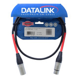 Cabo Para Microfone 1 Metro Xlr-xlr Datalink Garage