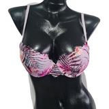 Victorias Secret Lencería Encaje Pink Bra Push Up 34c