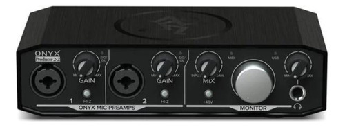Interface De Áudio Controlador Onyx Producer 2.2 Mackie Cor Preto 110v/220v