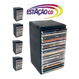 6 Unid Porta Cd - Rack Newness Capacidade 16 Cd´s