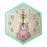 Reloj Clásico De Pared Mural Redondo Decorativo 34cm + Pila