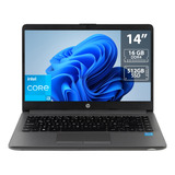Laptop Hp 240 G9, Core I3, Ram 16gb, Ssd 512gb, 14 , W11h