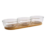 Set 3 Bowls + Base Bambu Just Home Collection