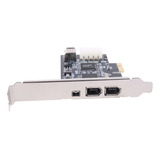 Placa Pci-ex Firewire 1394a 400 Chip Texas  + Cabo 6 X6 Prof