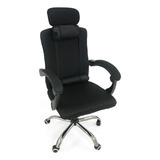  Iko Shop Silla Gamer Ergonómica  Negra Con Tapizado De Tela