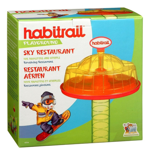 Habitrail Playground Restaurante Para Hamster Sirio Juguete