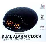 Radio Reloj Despertador Digital Am/fm Magnavox Pantalla Led 