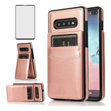 Funda Para Samsung Galaxy S10, Rosa/billetera