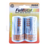 24 Pilas D Grandes Recargables 5000 Mah Larga Duracion