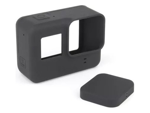 Case De Silicone Para Proteção Para Gopro 5 6 7 Com Tampa