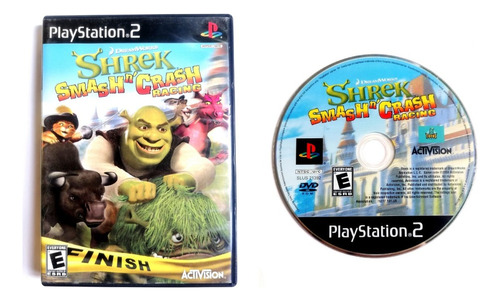 Shrek Smash And Crash Racing Ps2