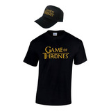 Camiseta Y Gorra Game Of Thrones Hombre 100%algodon