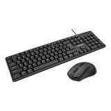 Kit Teclado Y Mouse - Targa Office 200 Negro