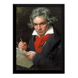 Lindo Quadro Decorativo Arte E Musica Classica Beethoven