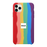 Capa Capinha Silicone Veludo Compatível Com iPhone 11 Pro