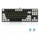 Teclado Mecánico Para Juegos E-yooso Z-87 De 87 Teclas Con R