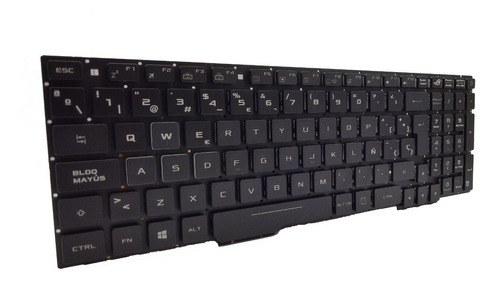 Teclado Notebook Asus Rog Gl553v Gl553 Letras Con Backlight