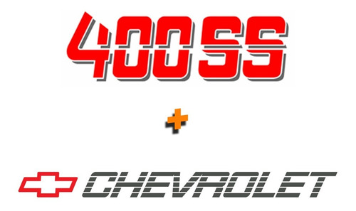 Calca Calcomanía Sticker Chevrolet 400 Ss + Tapa