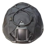 Forro Para Casco Tactico Para Airsoft Policia Militar Negro