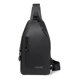 Bolso Impermeable Cruzado Pecho Multifuncional Puerto Usb 