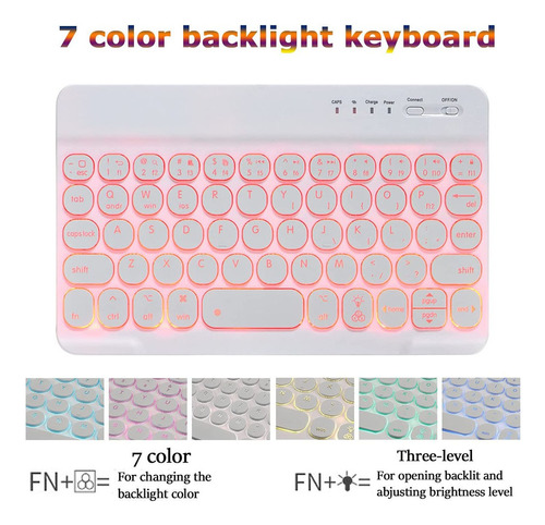 Funda Con Teclado Retroiluminado Con Ratón Para iPad Mini 6