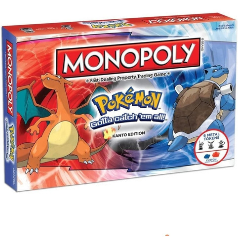 Monopoly Juego De Mesa - Pokémon Kanto Edition 