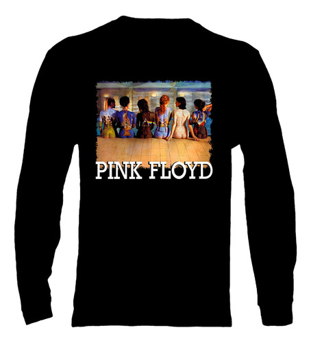 Polera Manga Larga Pink Floyd - Ver 01 - Vale Gamess