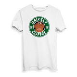 Playeras Osos Escandalosos Café Oso Grizzly Juvenil Unisex