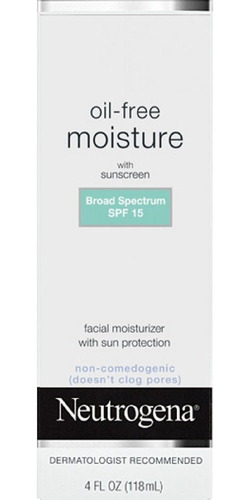 Protector Neutrogena Humedad Sin Aceite Spf 15.4 onzas (paq