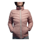 Campera Abrigo Mujer Inflable Polo Club Reversible 2 En 1