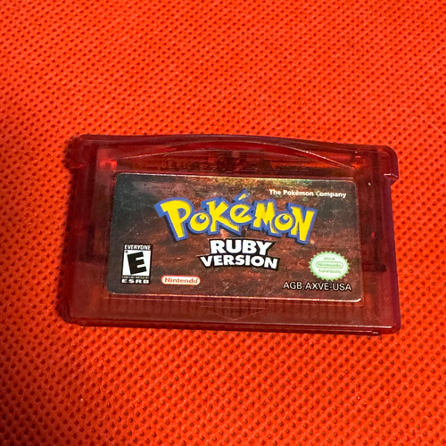 Pokémon Ruby Nintendo Game Boy Advance Gba Original