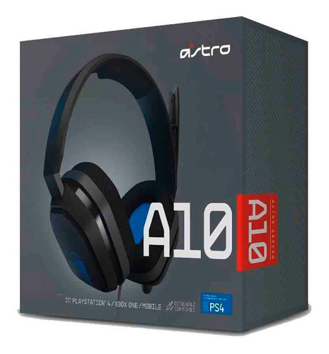 Auricular Con Mic Astro A10 Grey Blue Ps4 Xbox Nint Pc Mac 9