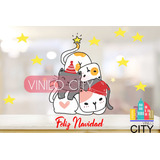  Gatitos Decorativos En Pinito Navidad En Vinil Adhesivo 