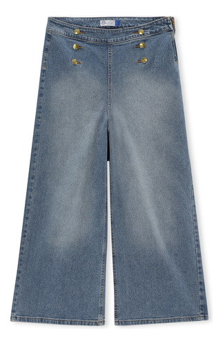 Jeans Culotte Cropped C&a De Mujer