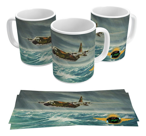 Taza Fuerza Aerea Argentina Hercules C-130 Islas Malvinas