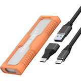 Carry Disk Case M.2 Nvme Pcie Usb-c 3.1 Gen2 Funda Silicona